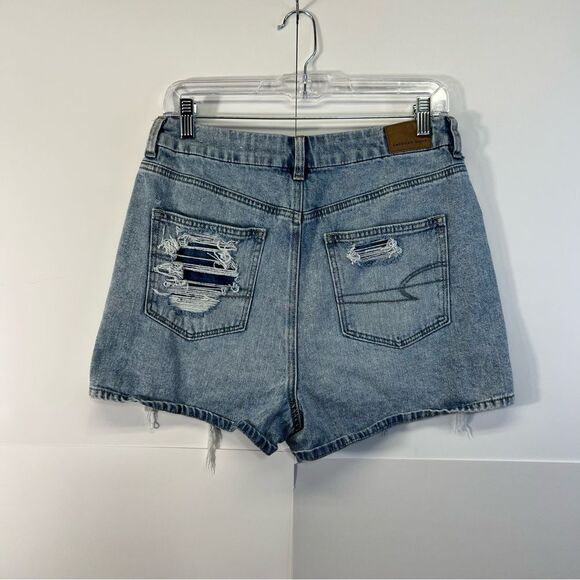 Sz 8 American Eagle Curvy Mom Short comfort stretch waistband - Picture 4 of 15